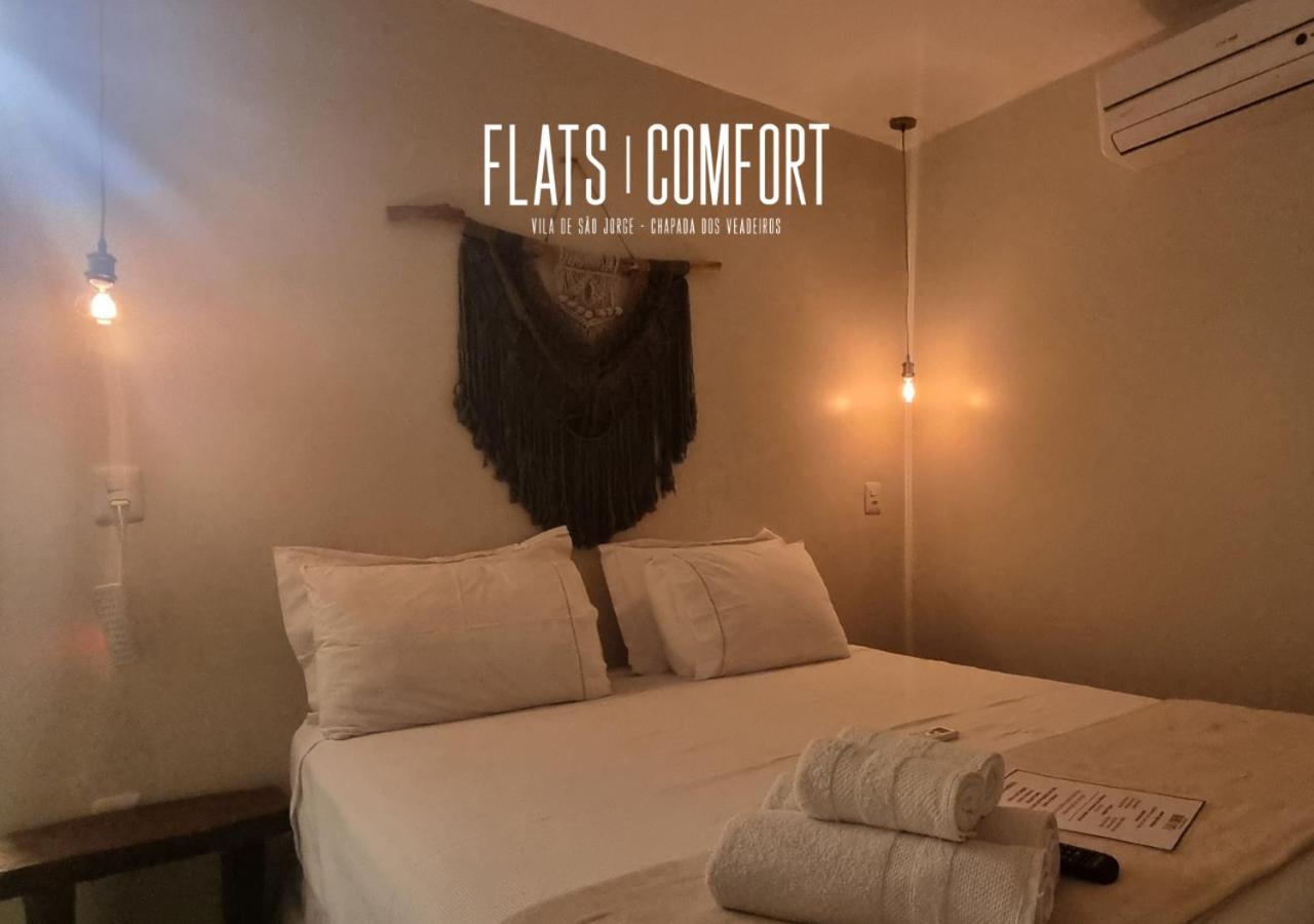 Novidade Flats Comfort Na Vila De Sao Jorge - Chapada Dos Veadeiros Hotel Eksteriør billede
