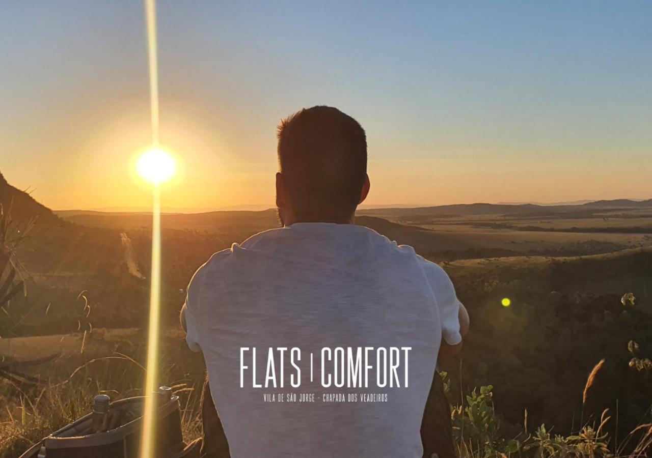 Novidade Flats Comfort Na Vila De Sao Jorge - Chapada Dos Veadeiros Hotel Eksteriør billede