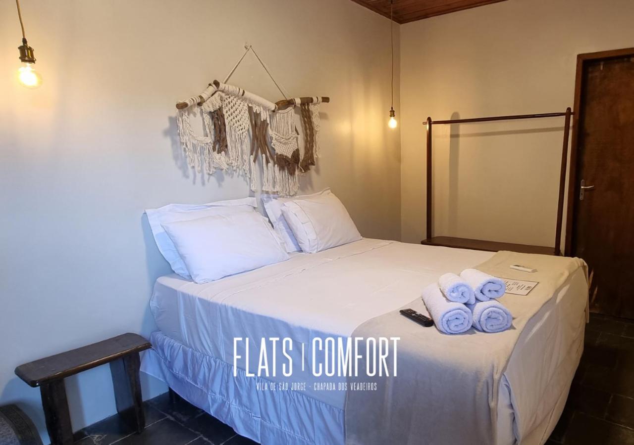 Novidade Flats Comfort Na Vila De Sao Jorge - Chapada Dos Veadeiros Hotel Eksteriør billede