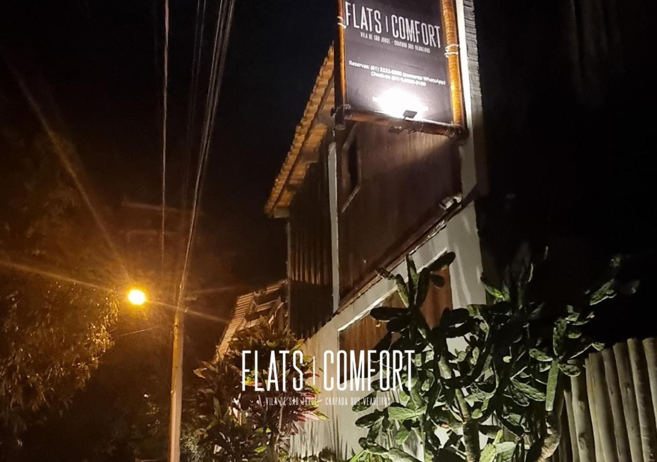 Novidade Flats Comfort Na Vila De Sao Jorge - Chapada Dos Veadeiros Hotel Eksteriør billede