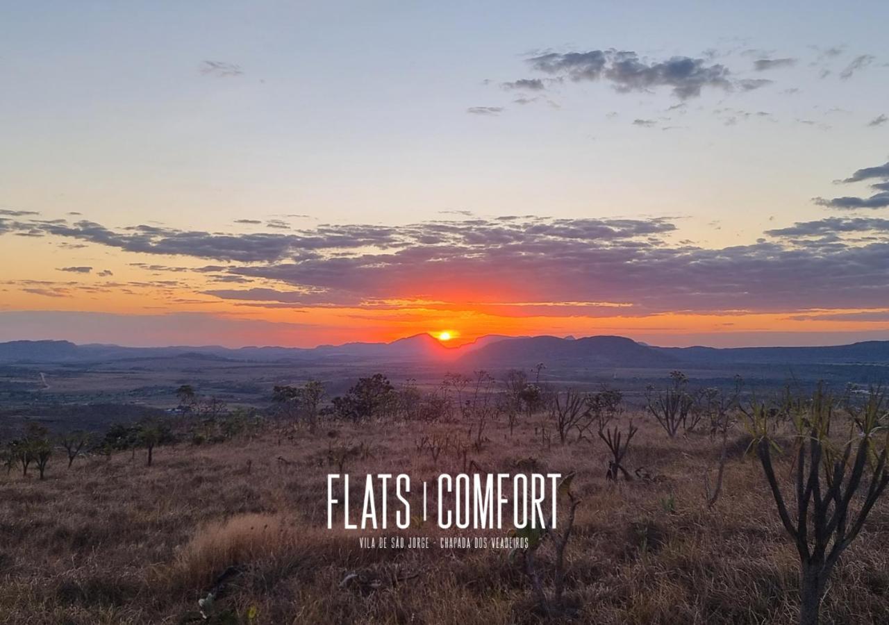 Novidade Flats Comfort Na Vila De Sao Jorge - Chapada Dos Veadeiros Hotel Eksteriør billede