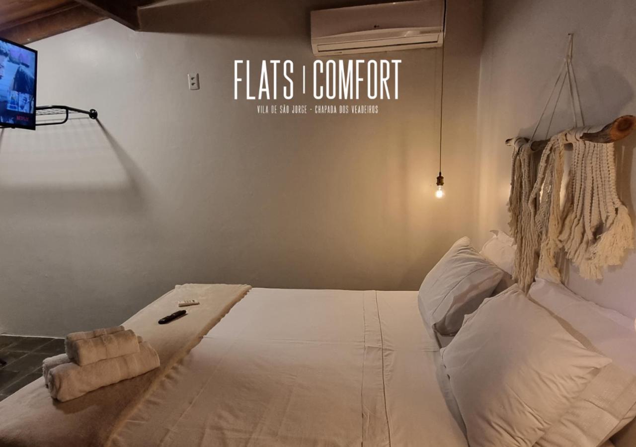 Novidade Flats Comfort Na Vila De Sao Jorge - Chapada Dos Veadeiros Hotel Eksteriør billede