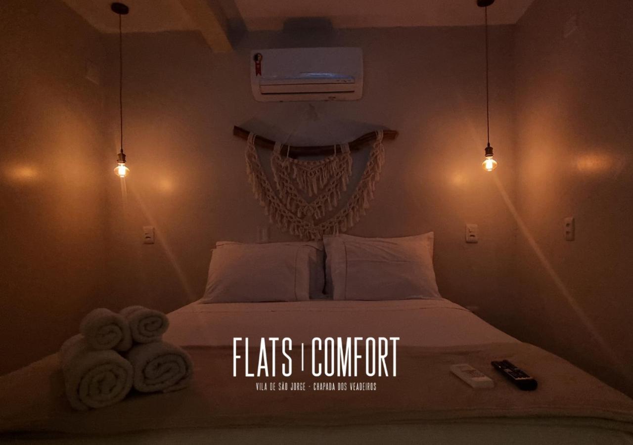 Novidade Flats Comfort Na Vila De Sao Jorge - Chapada Dos Veadeiros Hotel Eksteriør billede