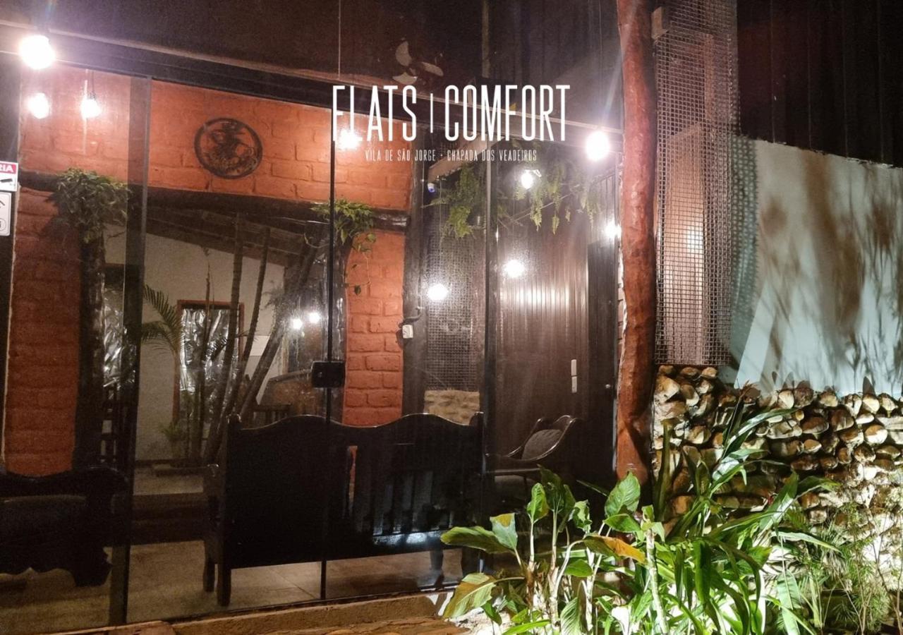 Novidade Flats Comfort Na Vila De Sao Jorge - Chapada Dos Veadeiros Hotel Eksteriør billede