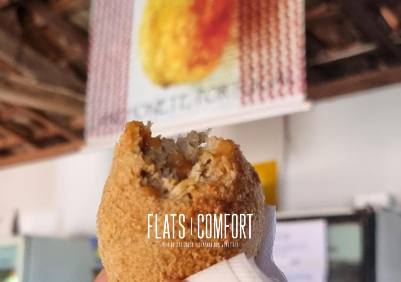 Novidade Flats Comfort Na Vila De Sao Jorge - Chapada Dos Veadeiros Hotel Eksteriør billede